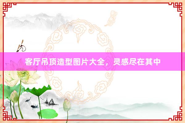 客厅吊顶造型图片大全，灵感尽在其中